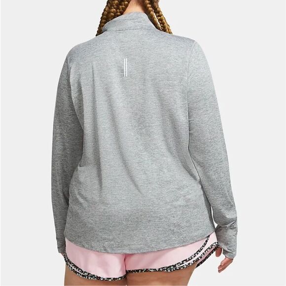 Nike Element Womens 1/2 Zip Running Top gray Plus Size 1X NWT - Picture 5 of 15